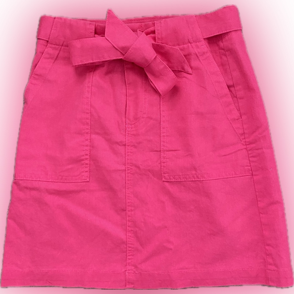 J. Crew Reimagined Linen Blend Utility Skirt - Size 2 - NWT